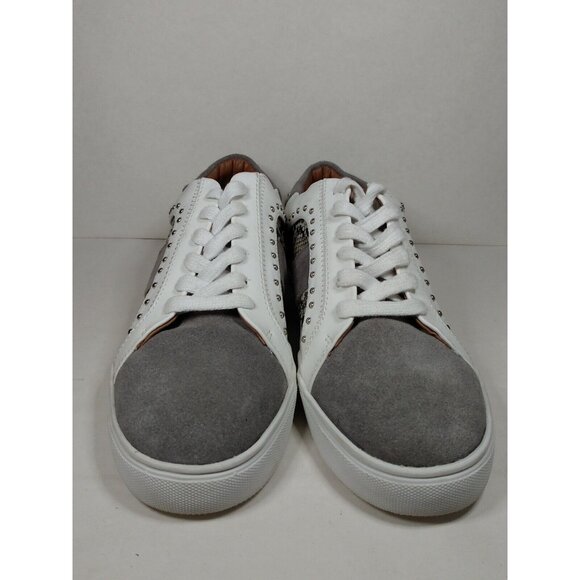 Steve Madden Annita Women's Sz 8.5 Sneakers Grey & White Snake Skin Print - Picture 2 of 9